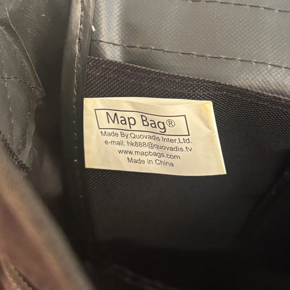 NWT Barcelona Map Bag